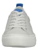 Paul Green Leder-Sneakers in Weiß/ Blau