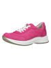 Paul Green Leder-Sneakers in Pink/ Weiß