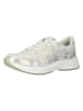 Paul Green Leder-Sneakers in Silber/ Creme