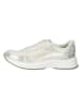Paul Green Leder-Sneakers in Silber/ Creme