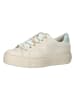 Paul Green Leder-Sneakers in Beige/ Hellblau