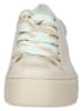 Paul Green Leder-Sneakers in Beige/ Hellblau