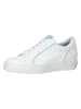 Paul Green Leder-Sneakers in Weiß/ Hellblau