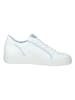 Paul Green Leder-Sneakers in Weiß/ Hellblau