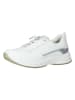 Paul Green Leder-Sneakers in Weiß/ Silber