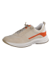 Paul Green Leder-Sneakers in Beige/ Orange