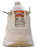 Paul Green Leder-Sneakers in Beige/ Orange