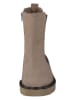 Paul Green Leder-Chelsea-Boots in Hellbraun