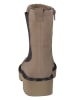 Paul Green Leder-Chelsea-Boots in Hellbraun
