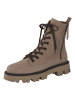 Paul Green Leder-Stiefeletten in Hellbraun