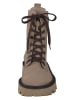 Paul Green Leder-Stiefeletten in Hellbraun