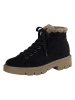 Paul Green Leder-Winterboots in Schwarz/ Hellbraun