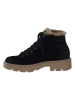 Paul Green Leren winterboots zwart/lichtbruin
