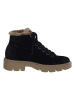 Paul Green Leder-Winterboots in Schwarz/ Hellbraun