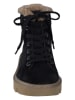 Paul Green Leder-Winterboots in Schwarz/ Hellbraun