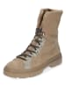 Paul Green Leder-Stiefeletten in Hellbraun