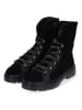 Paul Green Leder-Stiefeletten in Schwarz