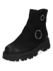 Paul Green Leder-Boots in Schwarz