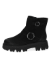 Paul Green Leder-Boots in Schwarz