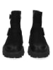Paul Green Leder-Boots in Schwarz