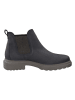 Paul Green Leder-Chelsea-Boots in Dunkelblau