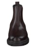 Paul Green Leder-Chelsea-Boots in Braun