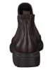 Paul Green Leder-Chelsea-Boots in Braun