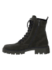 Paul Green Leder-Boots in Grün