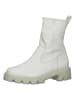 Paul Green Leder-Stiefeletten in Weiß
