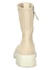 Paul Green Leder-Stiefeletten in Beige