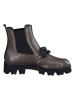 Paul Green Leder-Chelsea-Boots in Braun/ Schwarz