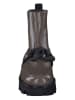 Paul Green Leder-Chelsea-Boots in Braun/ Schwarz