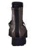 Paul Green Leder-Chelsea-Boots in Braun/ Schwarz