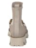 Paul Green Leder-Chelsea-Boots in Beige