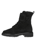 Paul Green Leder-Stiefeletten in Schwarz