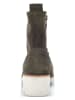 Gabor Leder-Stiefeletten in Khaki