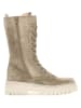 Gabor Leder-Stiefel in Khaki