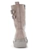 Gabor Leder-Stiefeletten in Grau
