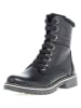 Gabor Leren winterboots zwart