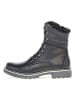 Gabor Leren winterboots zwart