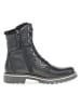 Gabor Leren winterboots zwart