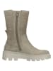 Gabor Leder-Chelsea-Boots in Grau