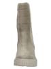 Gabor Leder-Chelsea-Boots in Grau