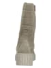 Gabor Leder-Chelsea-Boots in Grau