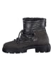 Paul Green Leder-Boots in Schwarz/ Anthrazit