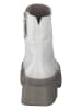 Paul Green Leder-Boots in Grau/ Khaki