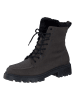 Paul Green Leder-Winterboots in Anthrazit