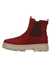 Gabor Leren chelseaboots rood/beige