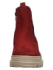 Gabor Leren chelseaboots rood/beige