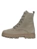 Gabor Leder-Stiefeletten in Grau